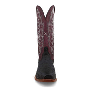 Twisted X Women`s Reserve Black Ostrich 13In Purple Potion Top Boot