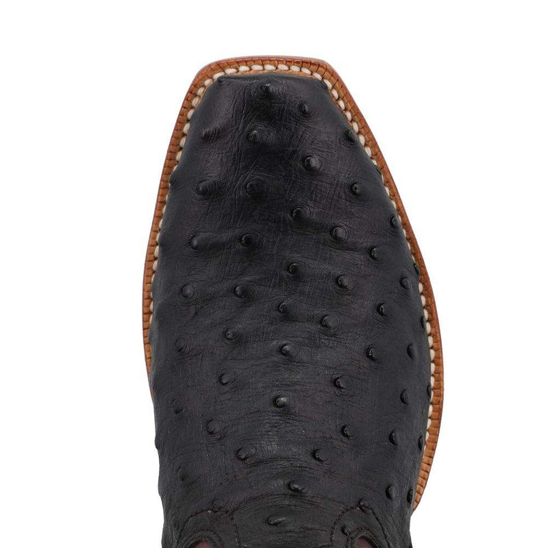 Twisted X Women`s Reserve Black Ostrich 13In Purple Potion Top Boot