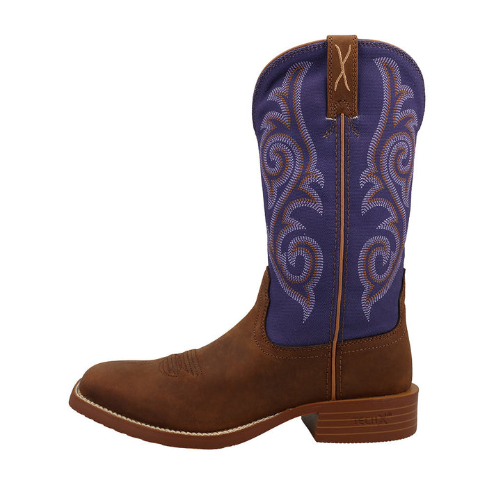Twisted X Women's TechDistressed Saddle 11in Irish Shaft Boot