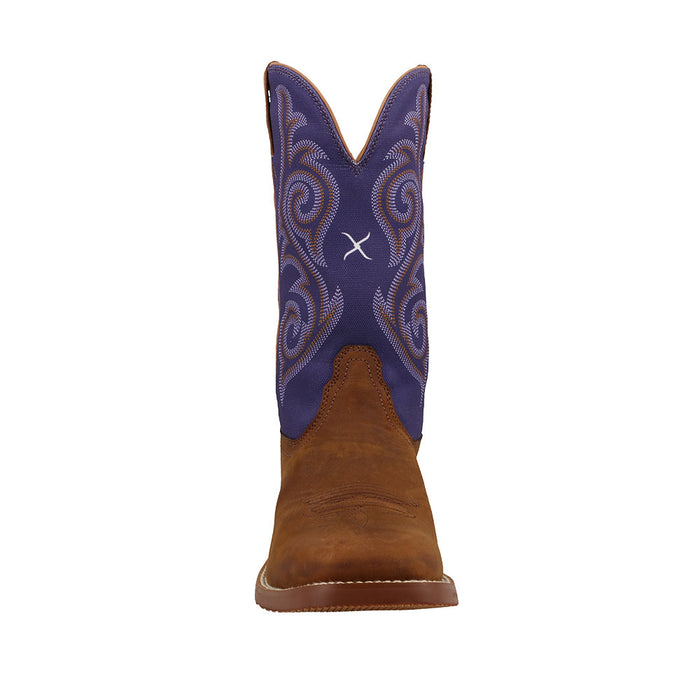Twisted X Women's TechDistressed Saddle 11in Irish Shaft Boot