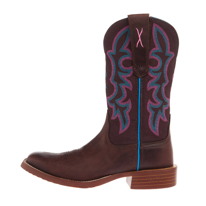 Twisted X Women`s Chocolate Vamp 11In Brown Tech X Boot
