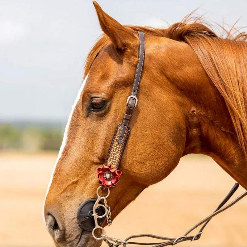 Circle Y Saddlery Sarah Rose Vintage Single Ear Headstall