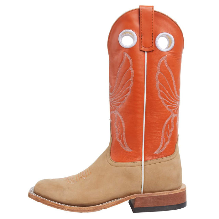 Olathe Boot Co. | Tobacco Yeti Tall Top Boot, 10.5 EE / Tan/Lt Green