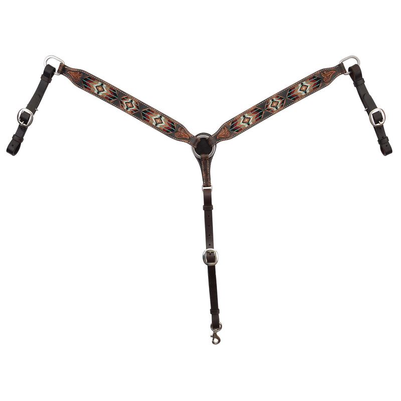Circle Y Saddlery Beaded Southwest Breast Collar
