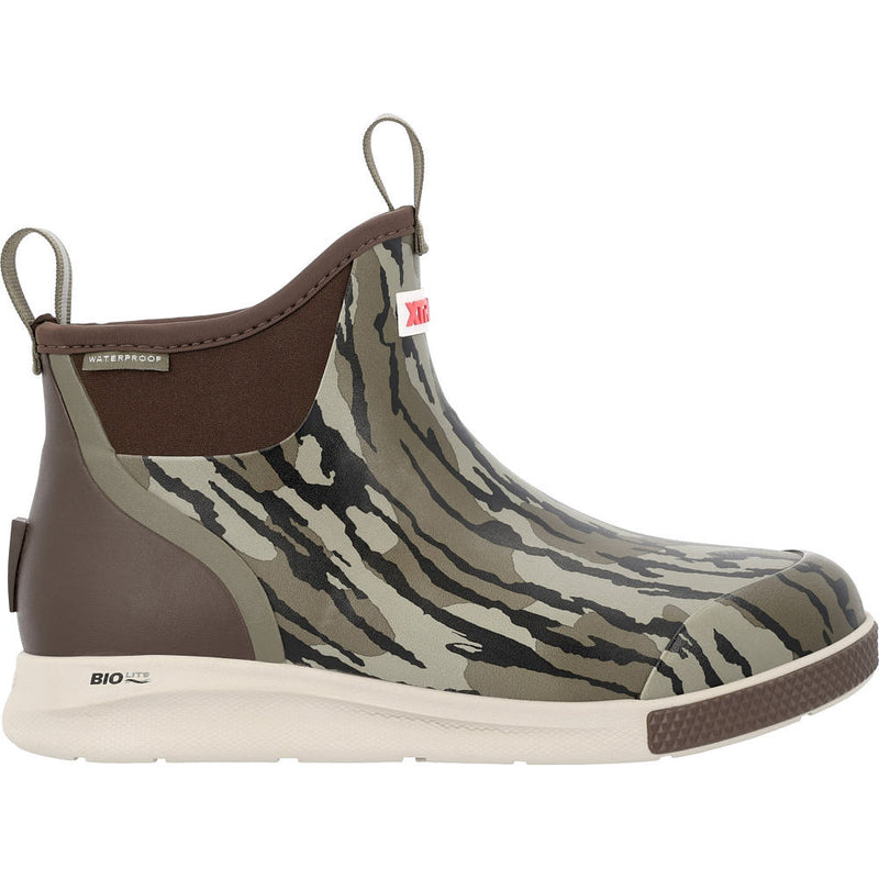 Xtratuf Men's Mossy Oak Bottomland Camo Ankle Deck Boot Sport