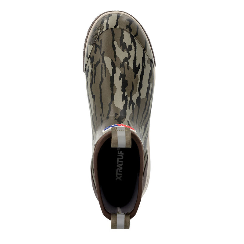 Xtratuf Men's Mossy Oak Bottomland Camo Ankle Deck Boot Sport
