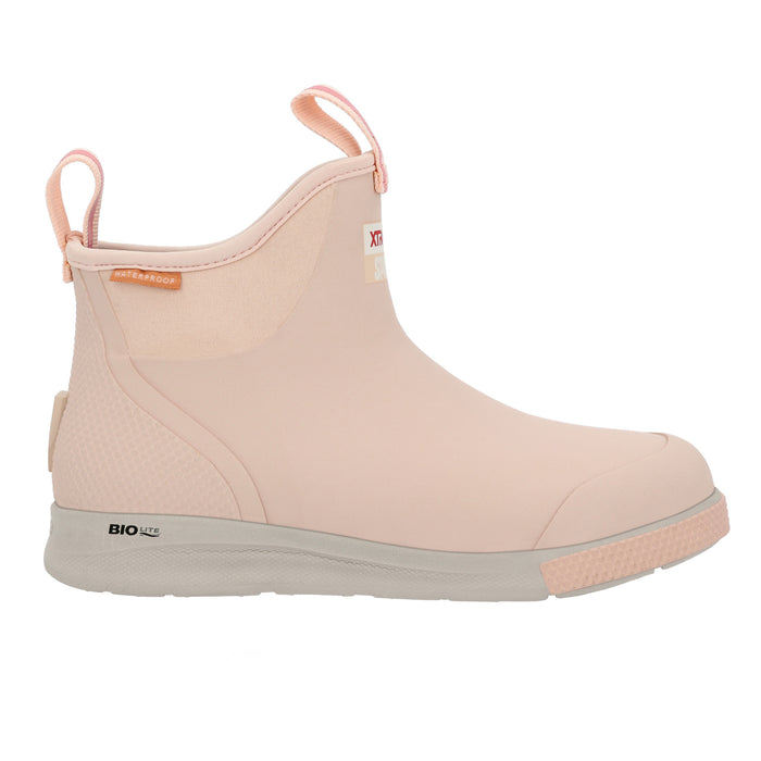 Xtratuf Womens 6In Blush Pink Ankle Sport Deck Boot