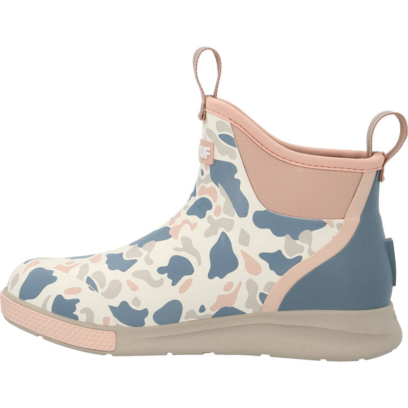 Xtratuf Women's Ivory Duck Camo 6in Ankle Deck Boot Sport