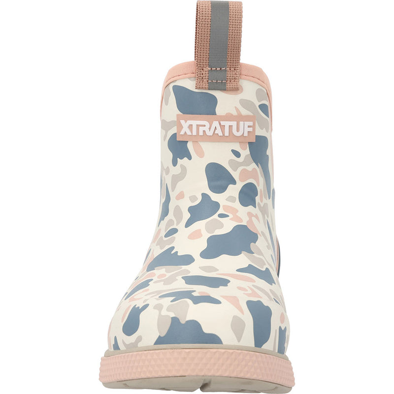 Xtratuf Women's Ivory Duck Camo 6in Ankle Deck Boot Sport