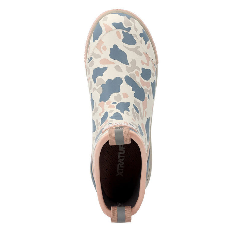Xtratuf Women's Ivory Duck Camo 6in Ankle Deck Boot Sport