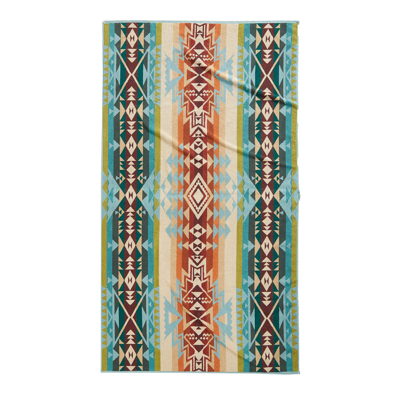 Pendleton Woolen Mills Inc. Highland Peak Aqua Oversized Towel