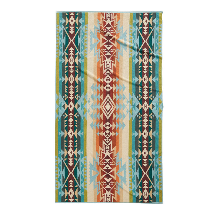 Pendleton Woolen Mills Inc. Highland Peak Aqua Oversized Towel