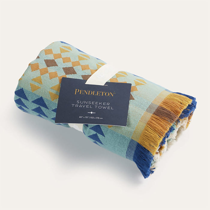 Pendleton Woolen Mills Inc. Rancho Arroyo Aqua Sunseeker Towel