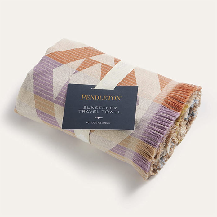 Pendleton Woolen Mills Inc. Tan Agate Beach Sunseeker Towel