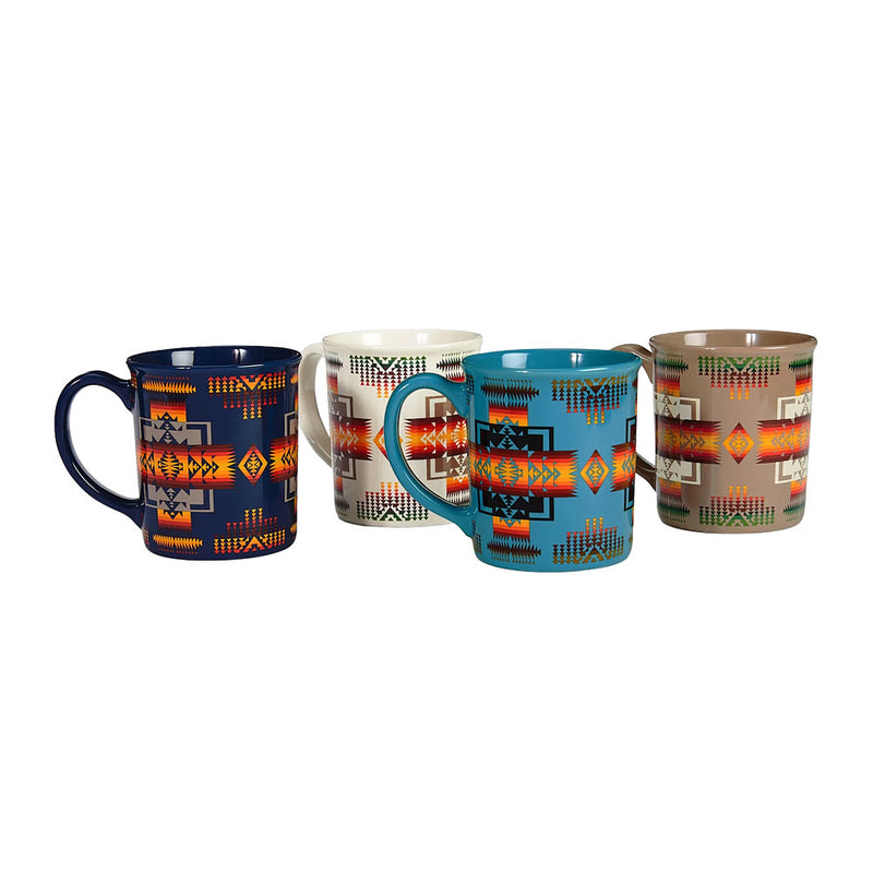 Pendleton Woolen Mills Inc. Chief Joseph Mug Set of 4
