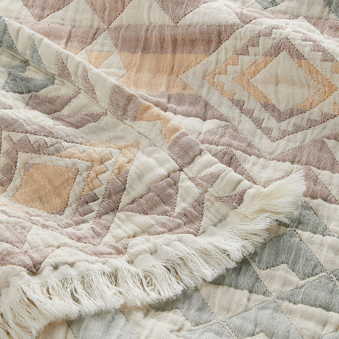 Pendleton Woolen Mills Inc. Blue Ridge Fringed Cotton Throw