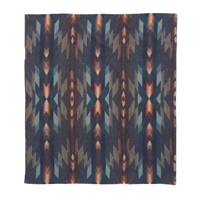 Pendleton Woolen Mills Inc. Wyeth Falls Denim Throw Gift Pack