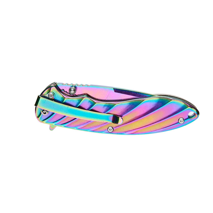 Western Fashion Twisted X Full Rainbow Clip Knife XK315