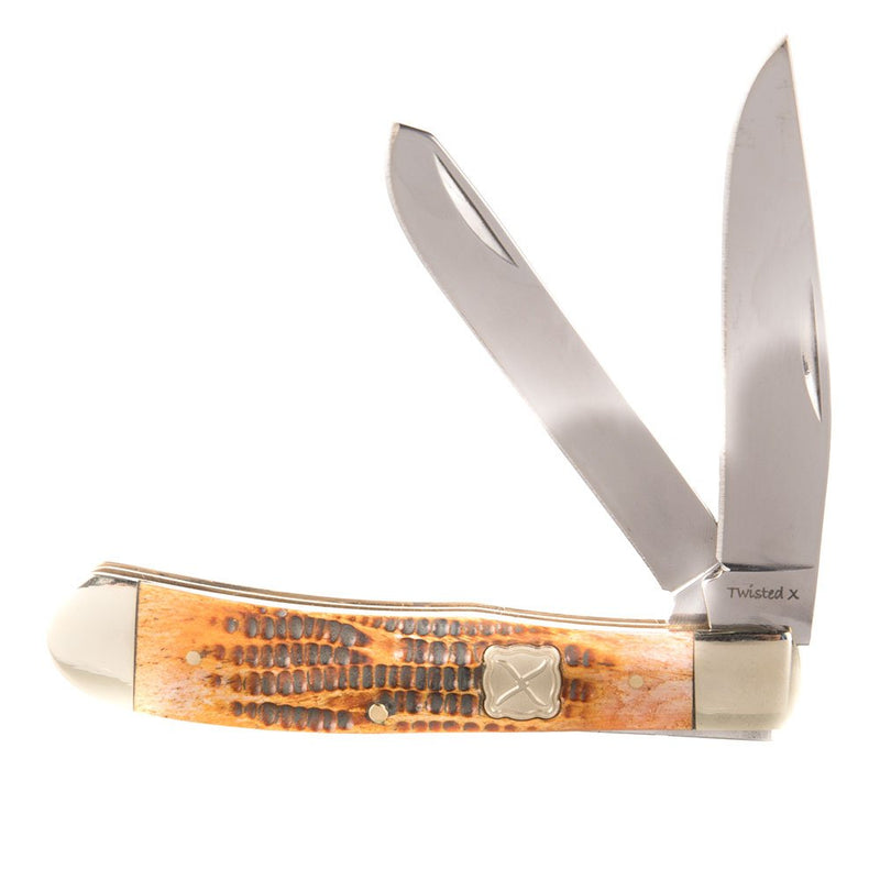 Western Fashion Twisted X Butterscotch Trapper Knife