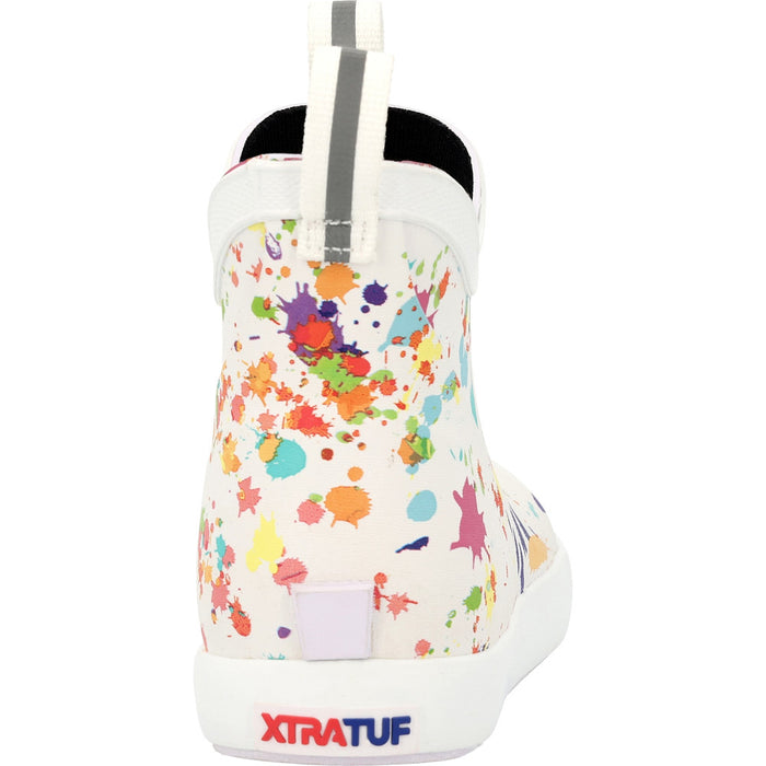 Xtratuf Kid`s Paint Splatter Ankle Deck Boot