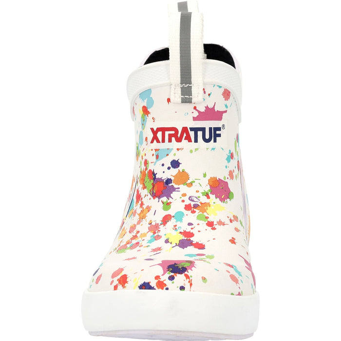 Xtratuf Kid`s Paint Splatter Ankle Deck Boot