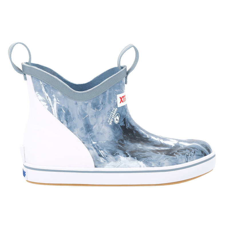 Xtratuf Kids Mossy Oak Elements Blue Ankle Deck Boot
