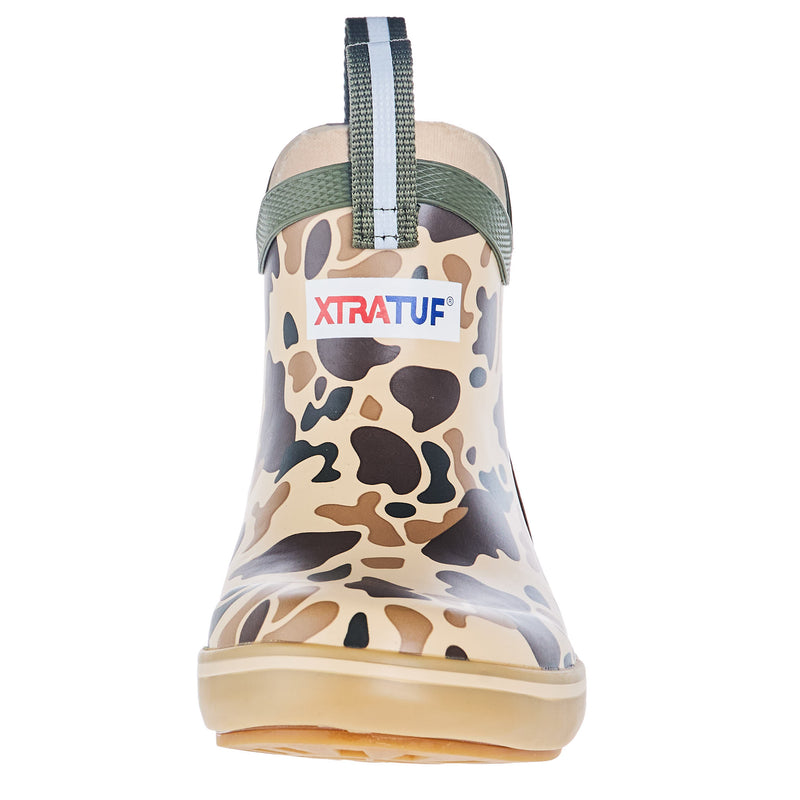 Xtratuf Kids Duck Camo and Beige Ankle Deck Boot