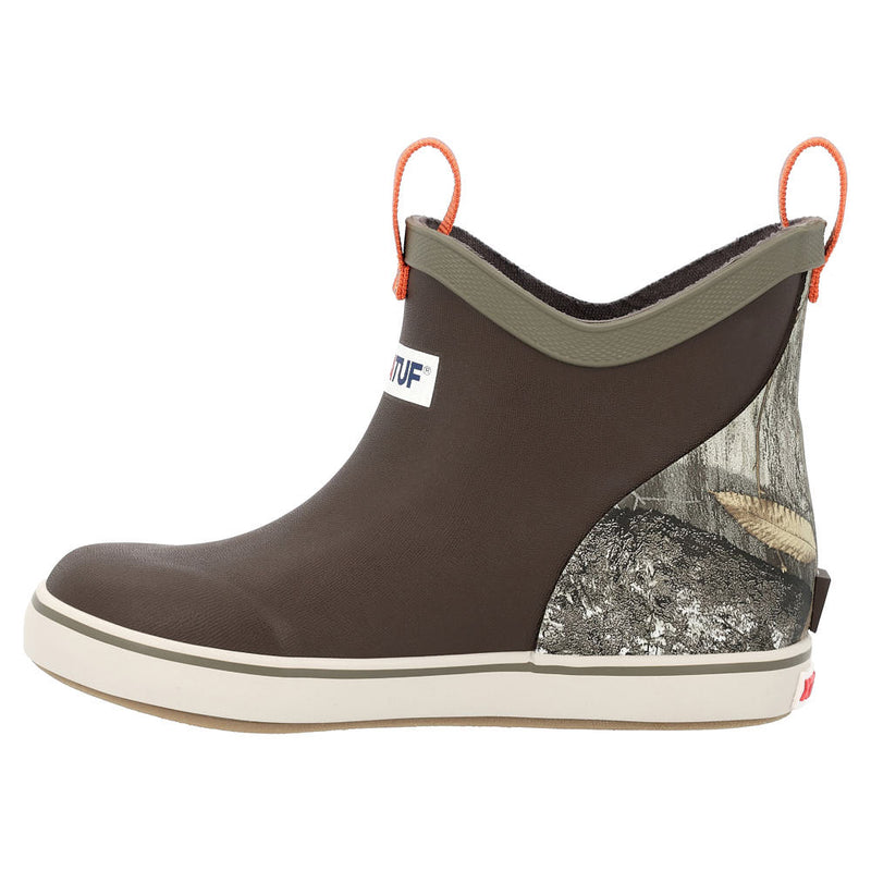 Xtratuf Kid's Dark Brown and Realtree Edge Ankle Deck Boot