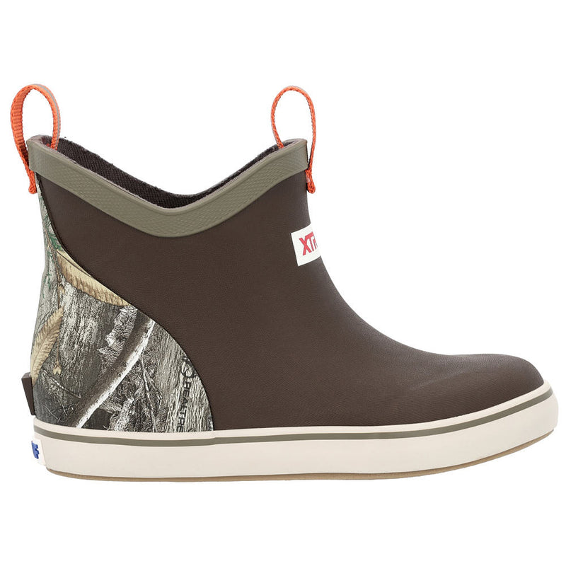 Xtratuf Kid's Dark Brown and Realtree Edge Ankle Deck Boot