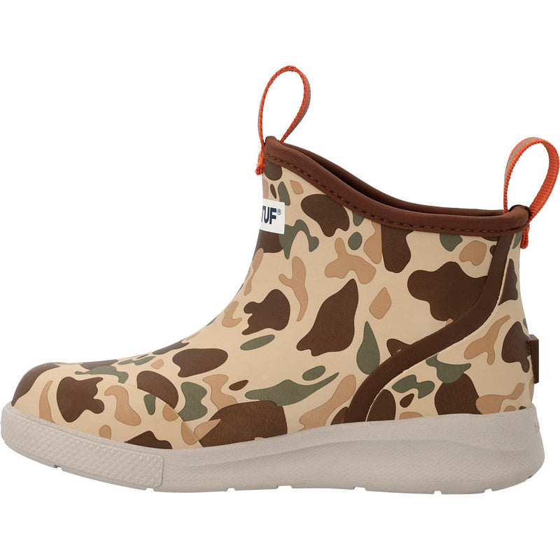 Xtratuf Kid's Duck Camo Ankle Deck Boot Sport