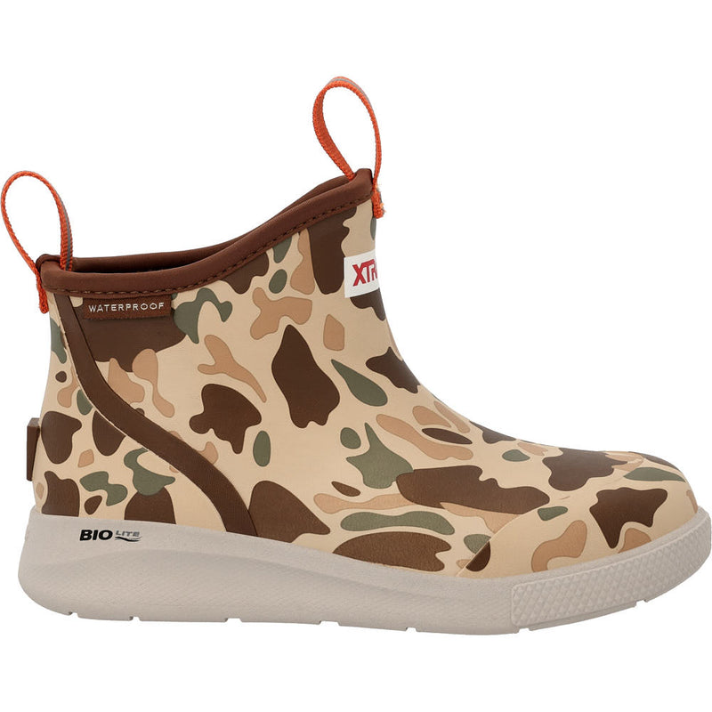 Xtratuf Kid's Duck Camo Ankle Deck Boot Sport