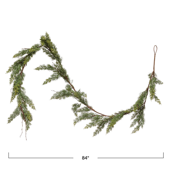 Creative Co-Op Faux Cedar Garland
