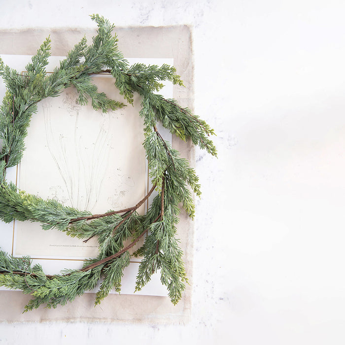 Creative Co-Op Faux Cedar Garland