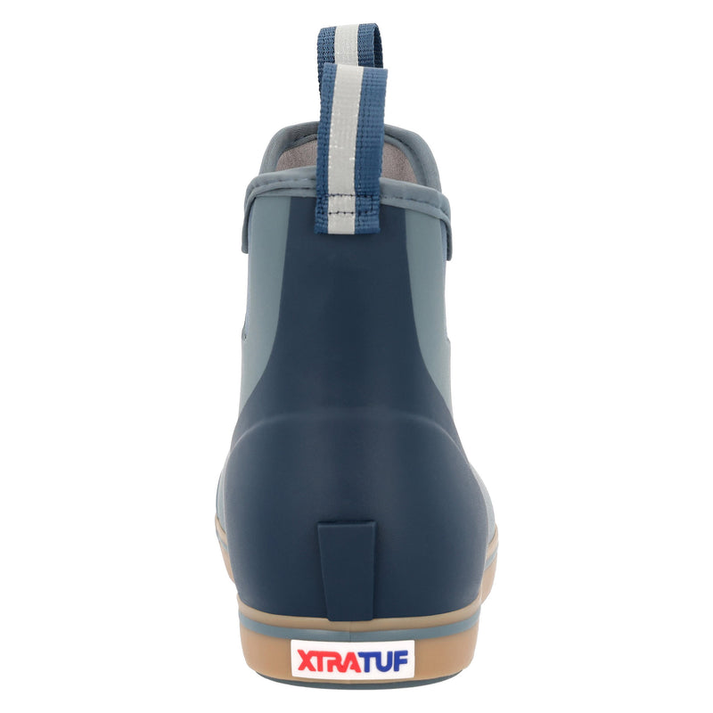 Xtratuf Men`s Stormy Blue 6In Ankle Deck Boot