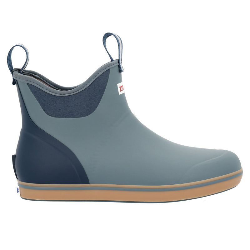 Xtratuf Men`s Stormy Blue 6In Ankle Deck Boot