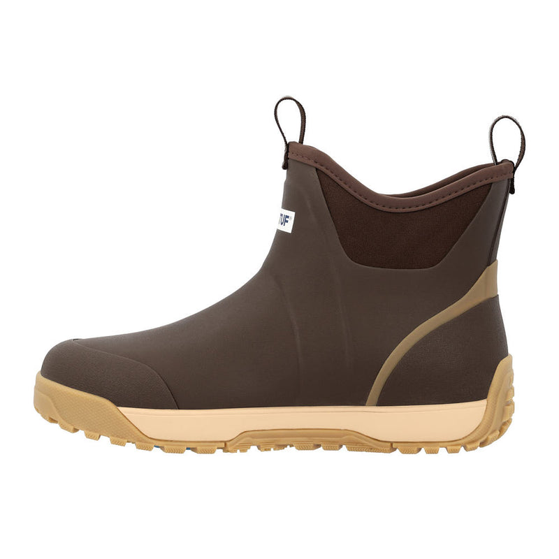 Xtratuf Men's Dark Brown Ice Fleece Lined Ankle Deck Boot