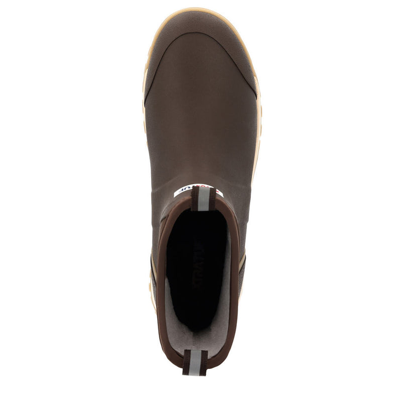 Xtratuf Men's Dark Brown Ice Fleece Lined Ankle Deck Boot