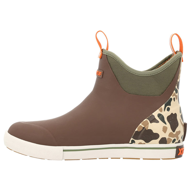 Xtratuf Men's Bison Duck Camo 6in Ankle Deck Boot