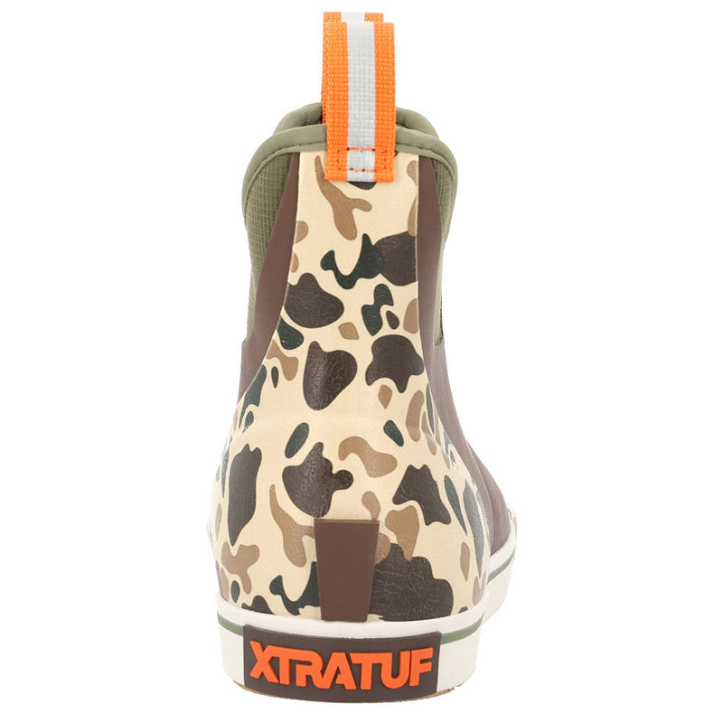 Xtratuf Men's Bison Duck Camo 6in Ankle Deck Boot