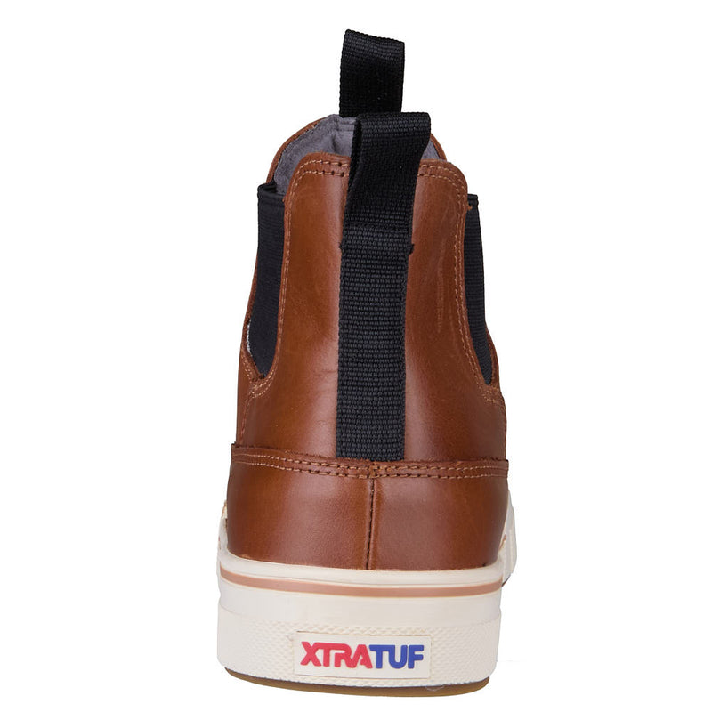 Xtratuf Men's Chelsea Leather Cashew Ankle Deck Boot