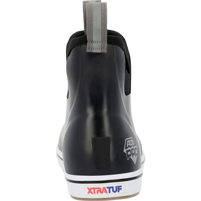 Xtratuf Men's Ankle Deck Boot Pro Triple Dip Black Slip On