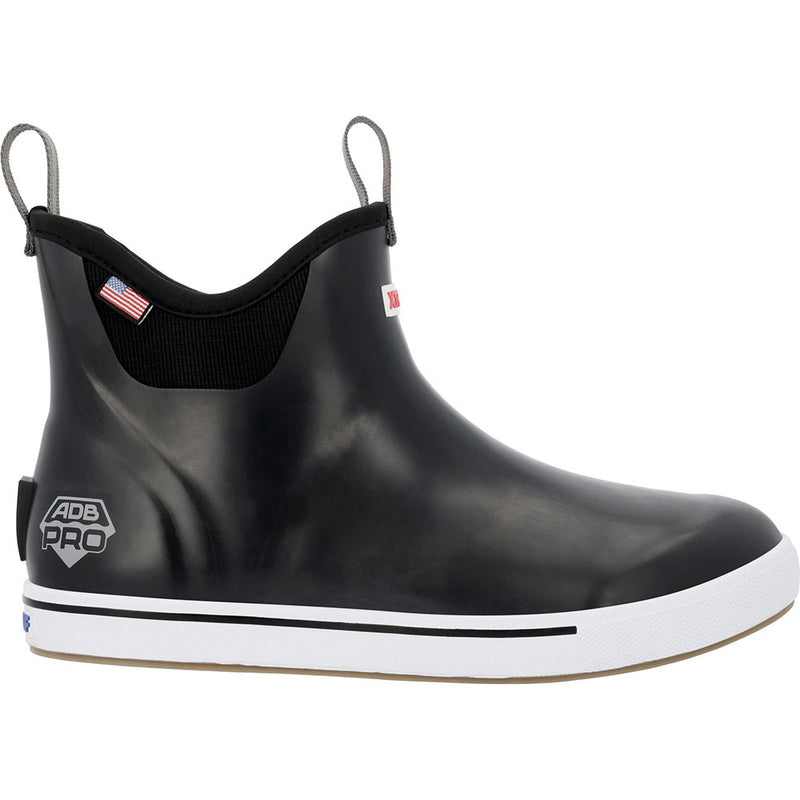 Xtratuf Men's Ankle Deck Boot Pro Triple Dip Black Slip On