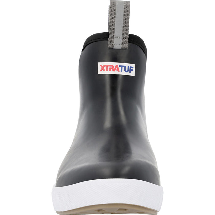 Xtratuf Men's Ankle Deck Boot Pro Triple Dip Black Slip On