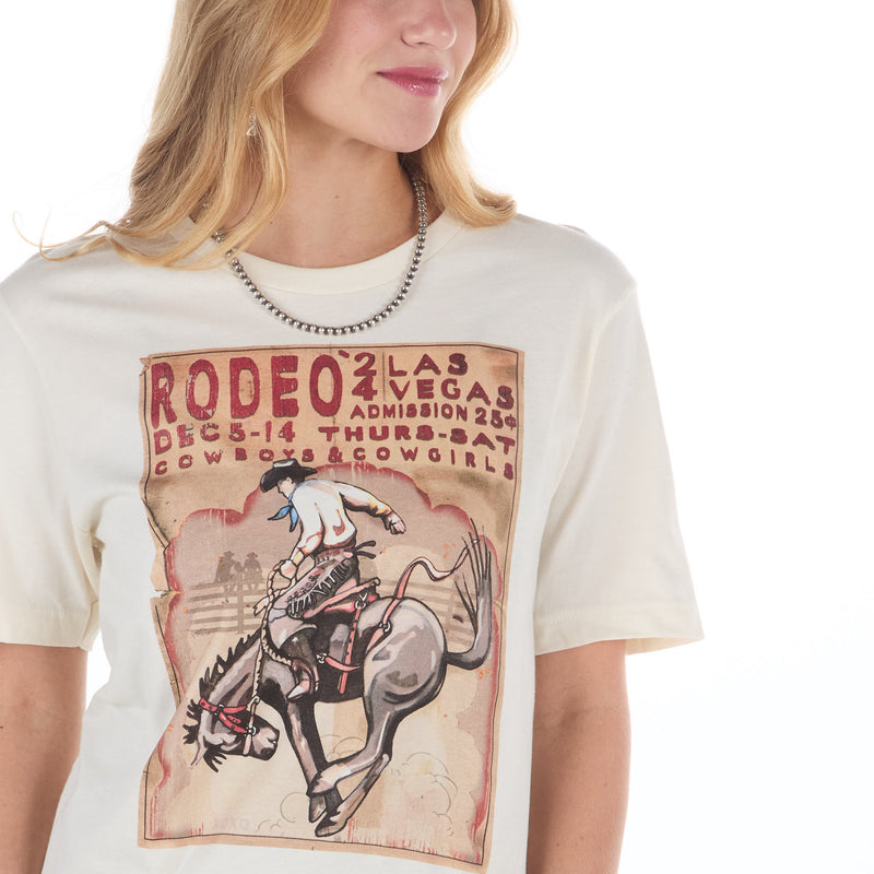 Xoxoart & Co Women's Rodeo Poster Natural Top