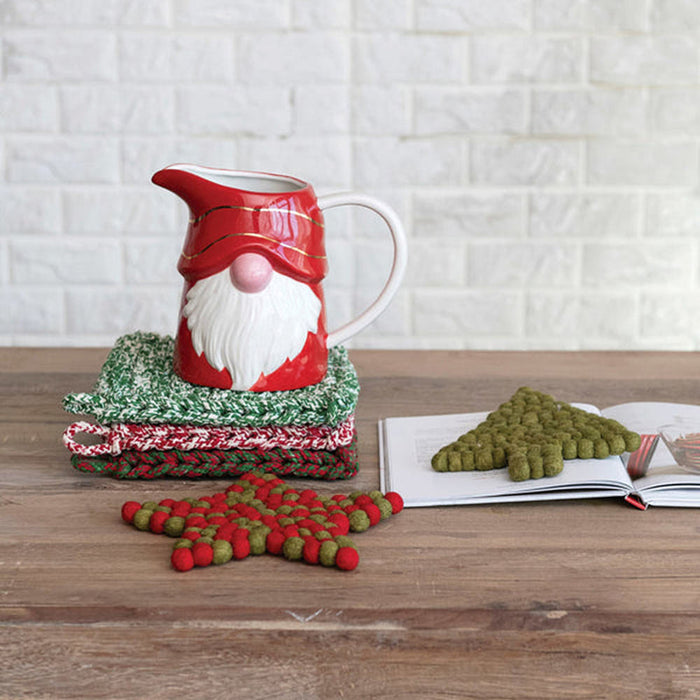 Creative Co-Op Multi Melange Crocheted Pot Holder