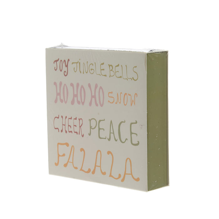 Creative Co-Op Joy Jingle Bells Safety Fireplace Matches