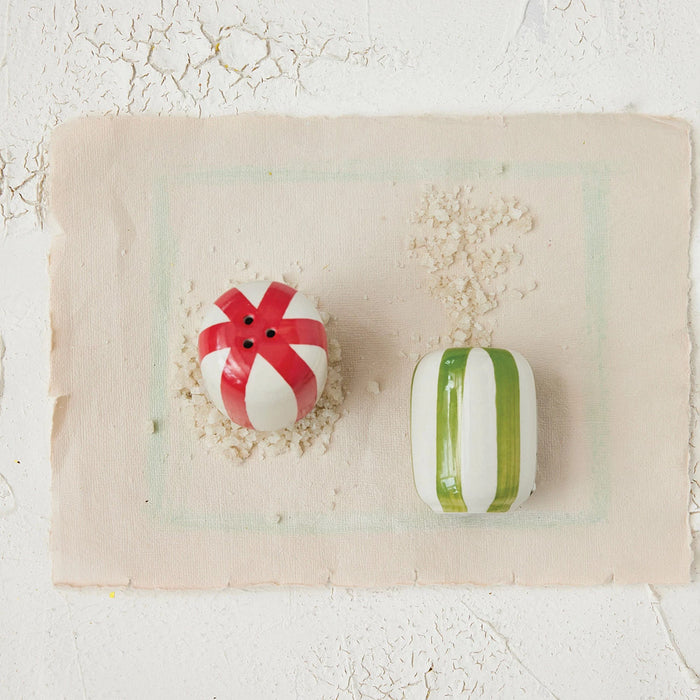 Creative Co-Op Holiday Salt & Pepper Shaker Set