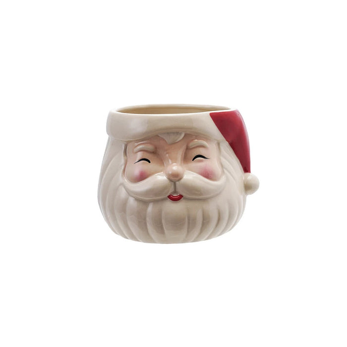 Creative Co-Op Santa Head Planter