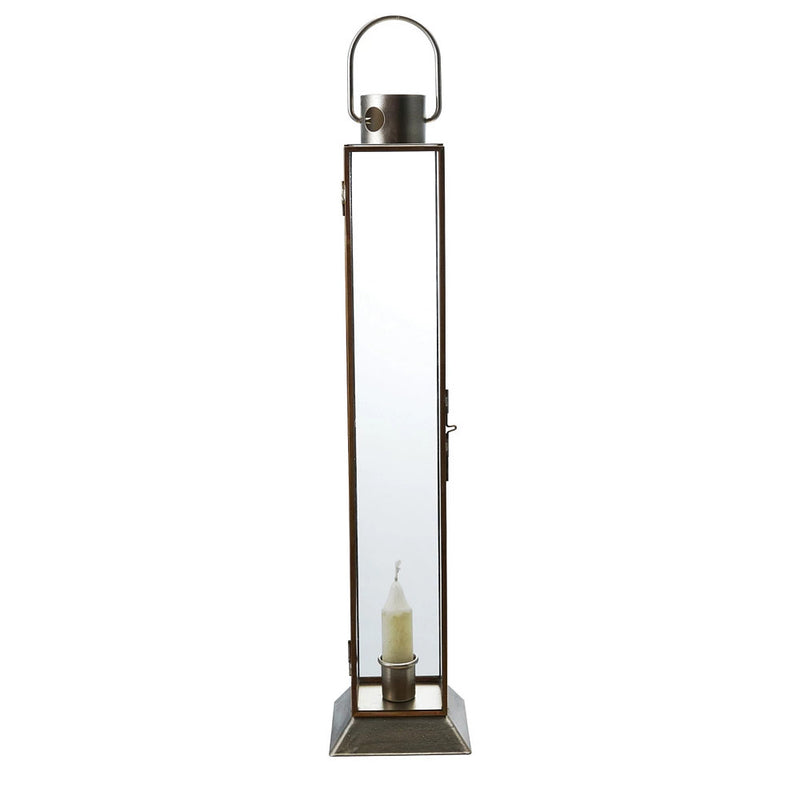 Creative Co-Op Metal Glass Lantern Taper Holder