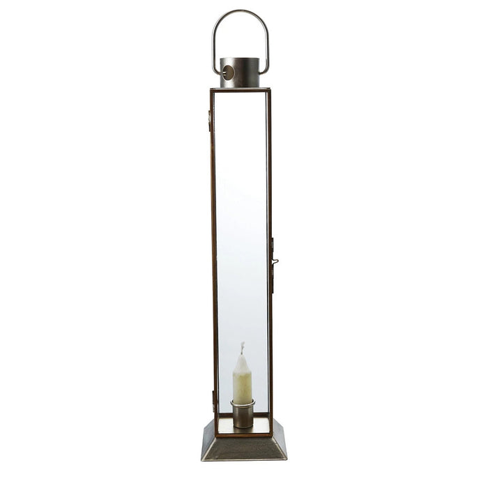 Creative Co-Op Metal Glass Lantern Taper Holder